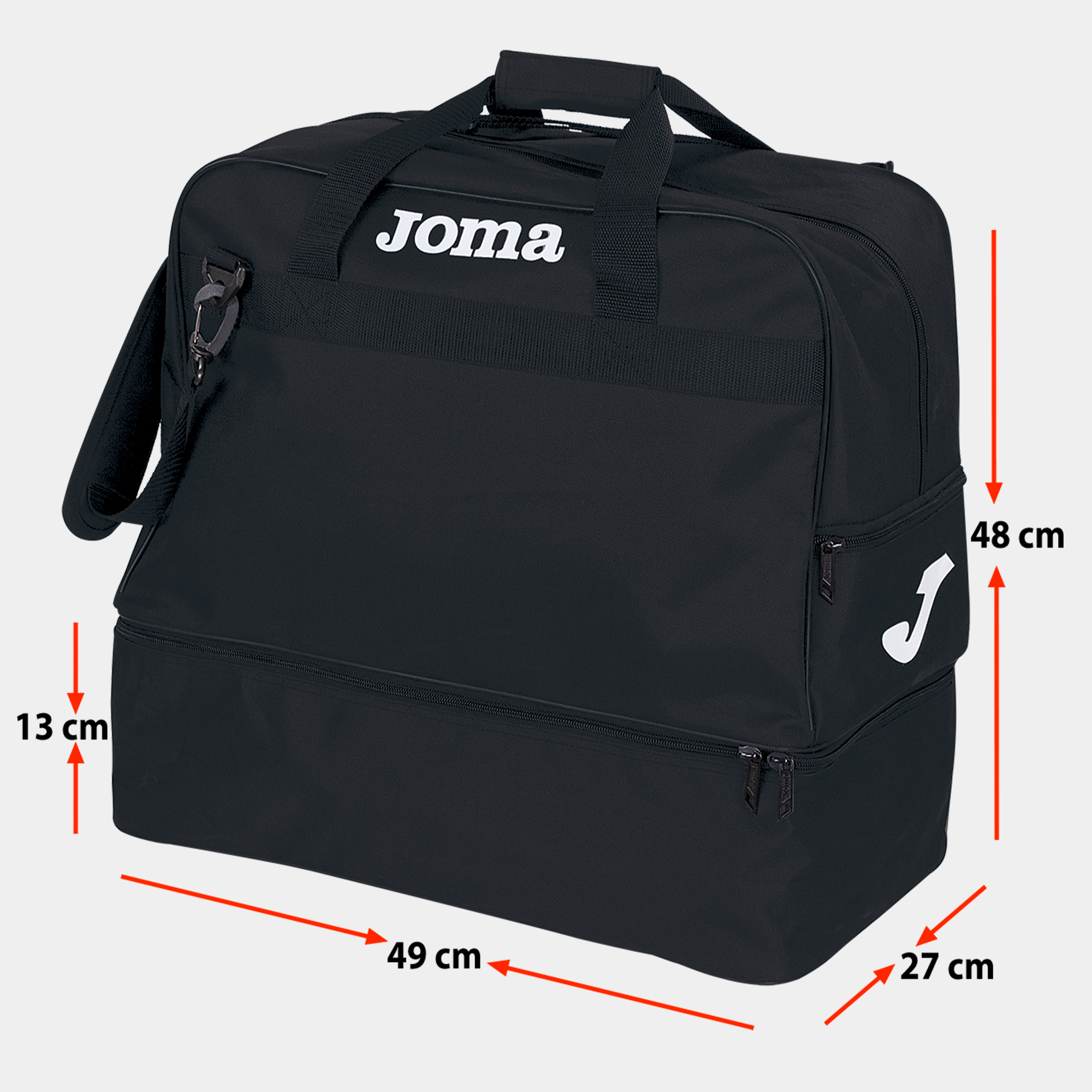 SPORTTASCHE TRAINING 3 LARGE — SCHWARZ