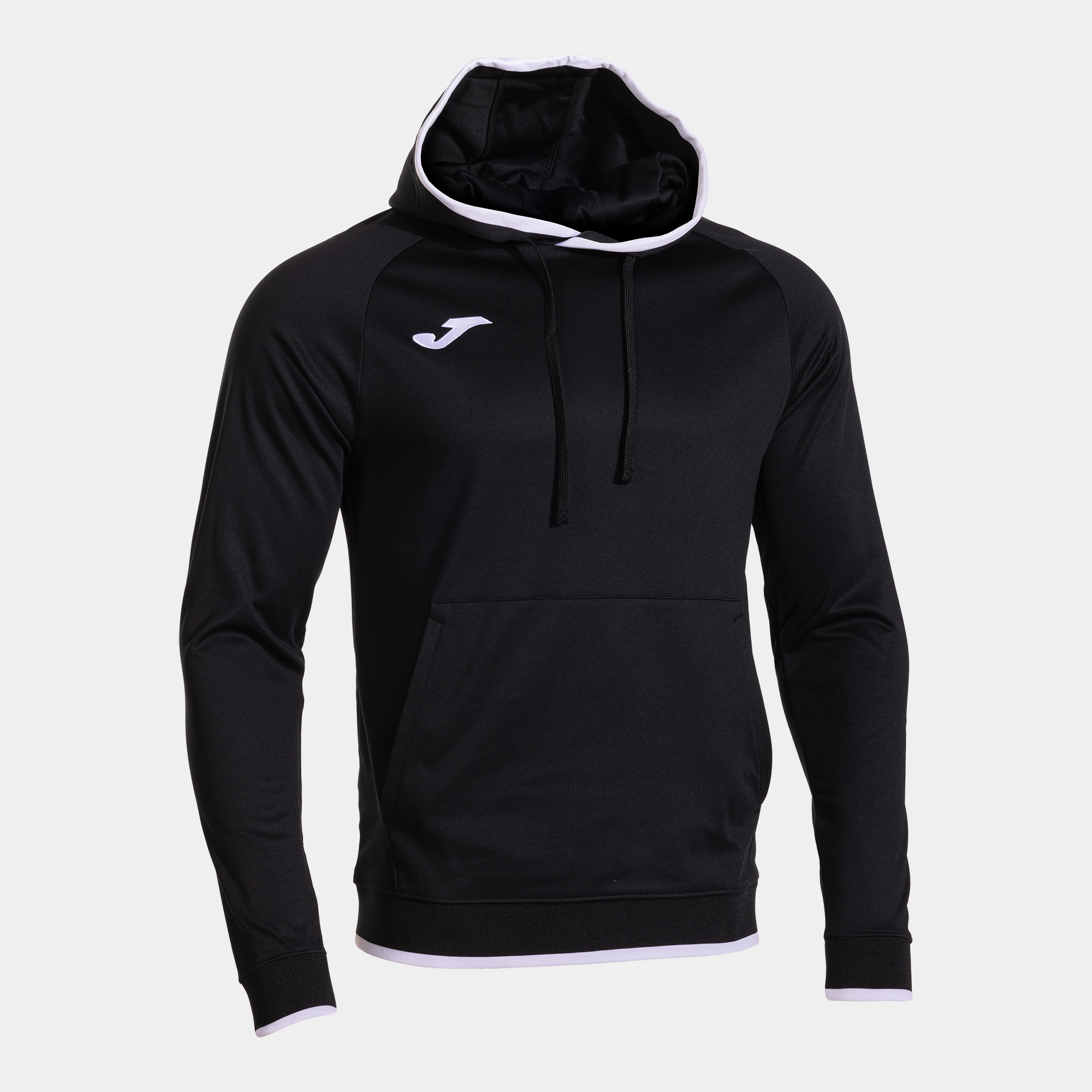 COMBI PREMIUM HOODIE — SCHWARZ-WEISS